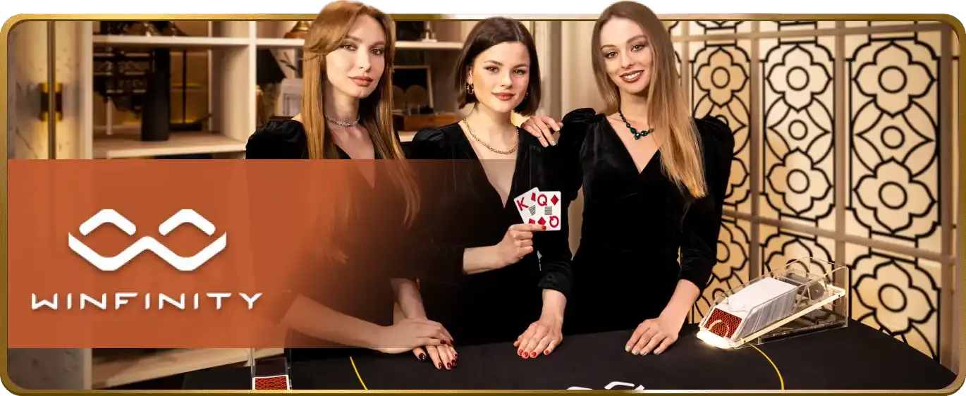 Người chia bài trực tiếp tại bàn Baccarat của OKVND